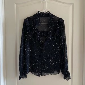 Storets See through Star Blouse